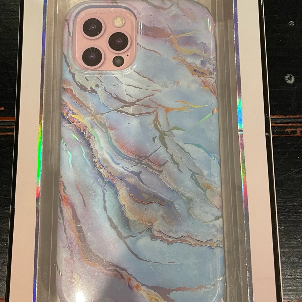 Holo Moonstone Marble iPhone 13 Case